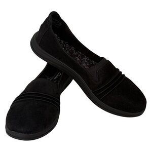 Clarks Cloudsteppers Black Slip On Loafers Comfort Shoes Womens 7.5